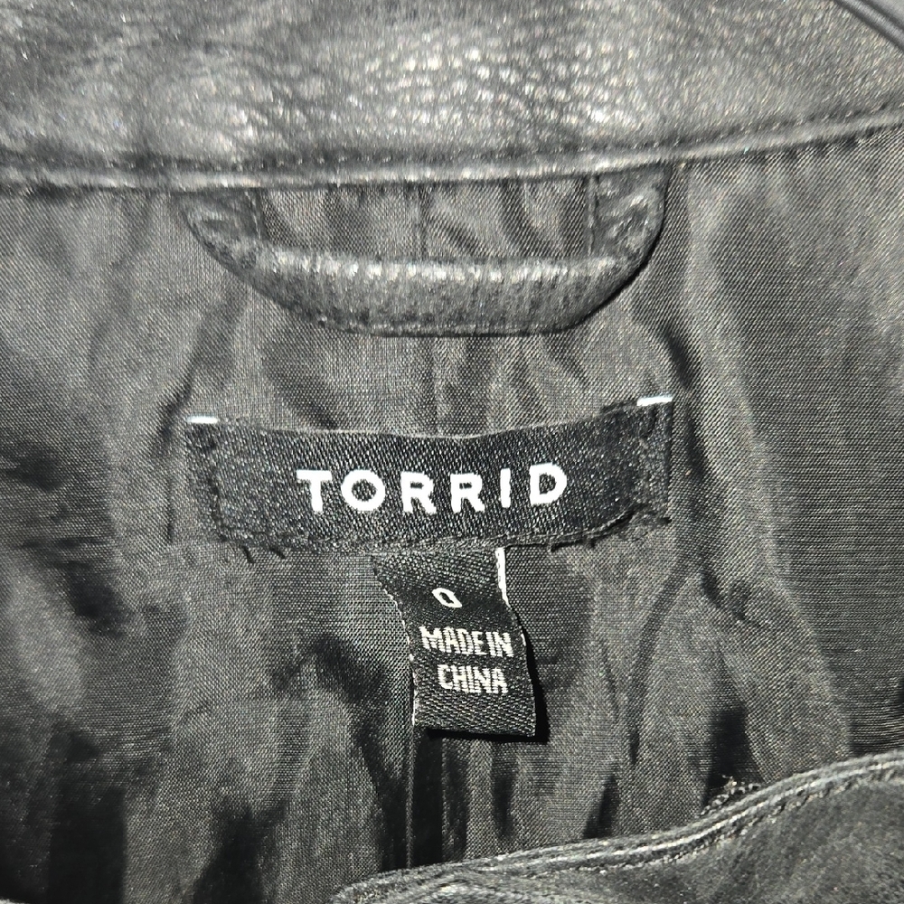 Torrid Black "Leather" Jacket for Women - Picture 4 of 6